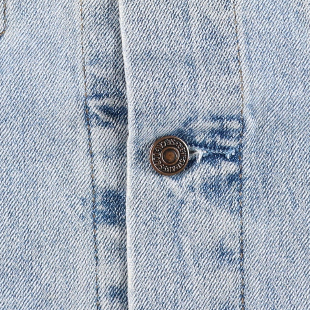 Levi's 70503-02 Denim Jacket, Men's XL cotton Blue type light blue Vintage Second Hand