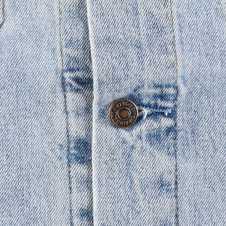 Levi's 70503-02 Denim Jacket, Men's XL cotton Blue type light blue Vintage Second Hand