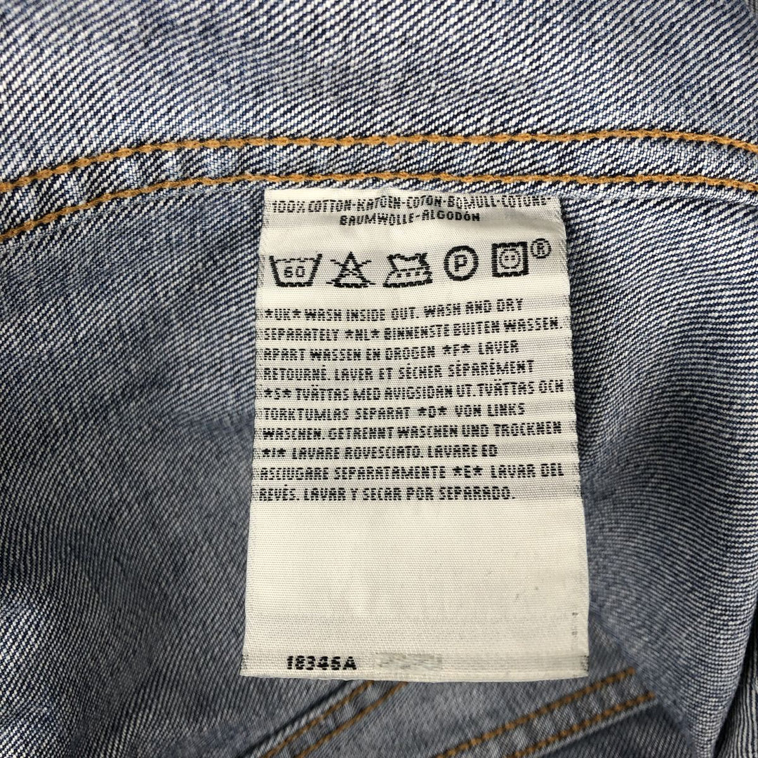 2000'S Levi's 70500-04 Denim Jacket (Men's XL equivalent) cotton blue type Vintage Second Hand