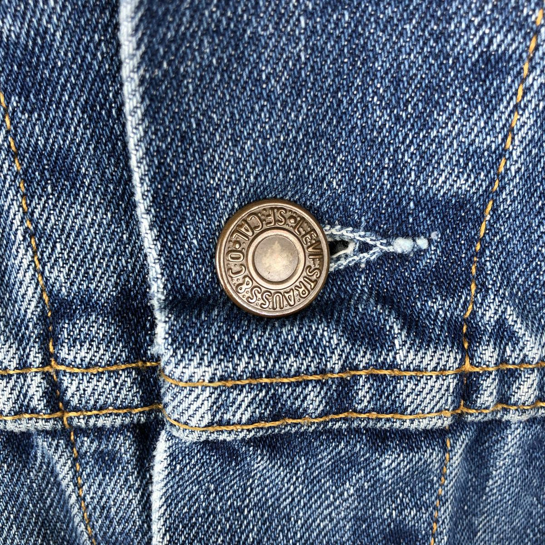 2000'S Levi's 70500-04 Denim Jacket (Men's XL equivalent) cotton blue type Vintage Second Hand