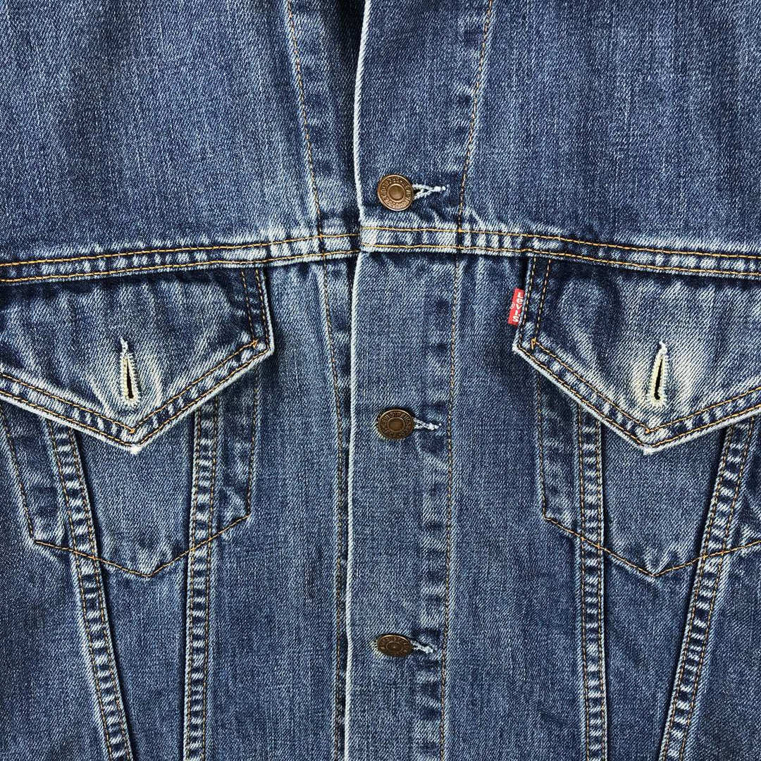 2000'S Levi's 70500-04 Denim Jacket (Men's XL equivalent) cotton blue type Vintage Second Hand