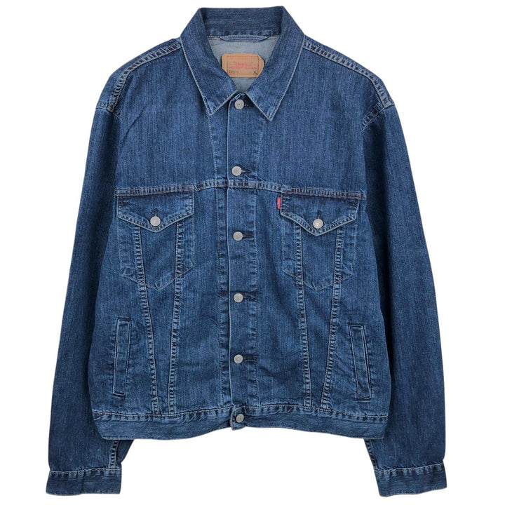 2000'S Levi's 72510-0011 Euro Model Denim Jacket (Men's XL equivalent) cotton blue type Vintage Second Hand