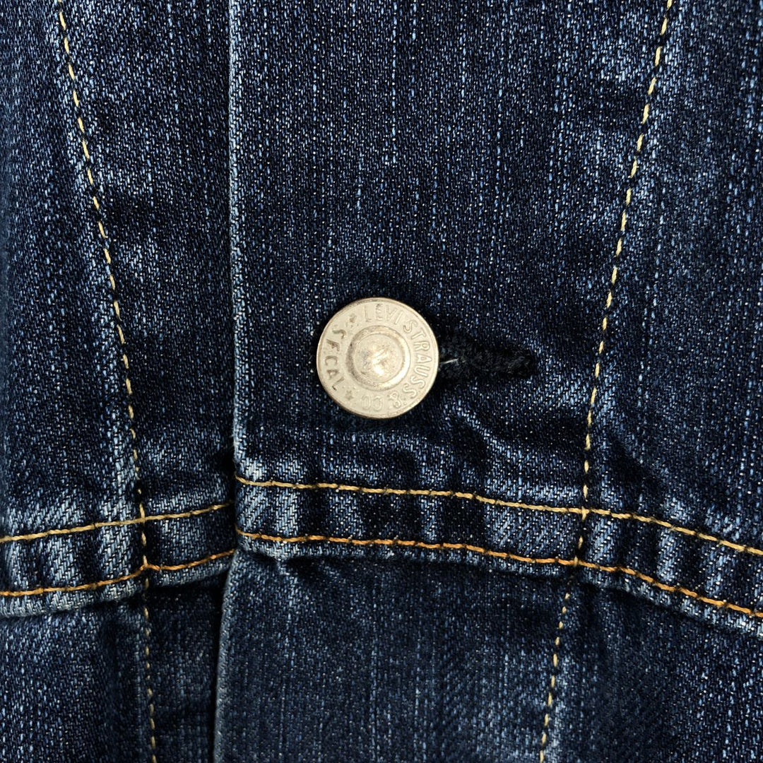 2000'S Levi's 72510-0011 Euro Model Denim Jacket (Men's XL equivalent) cotton blue type Vintage Second Hand