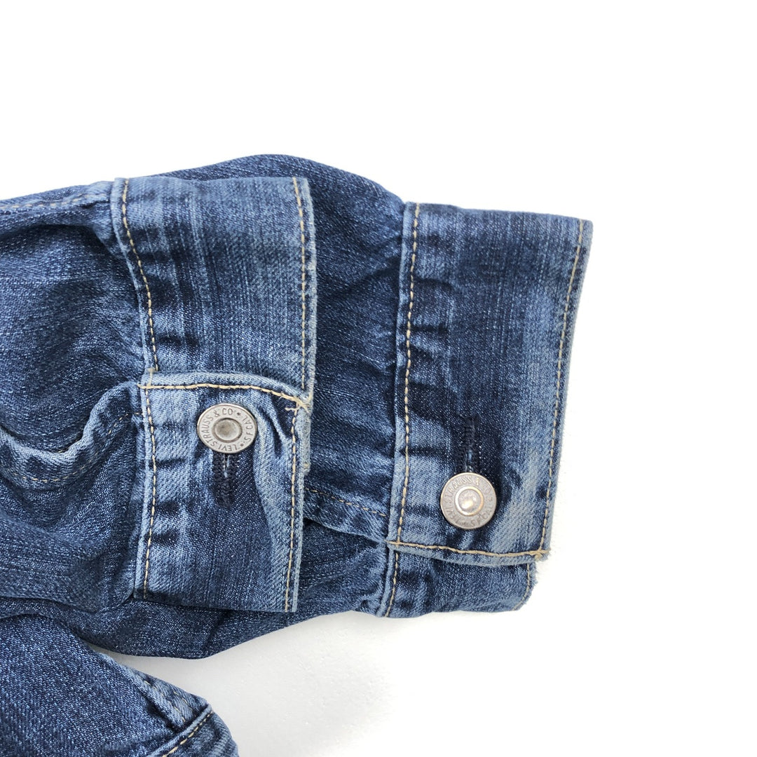 2000'S Levi's 72510-0011 Euro Model Denim Jacket (Men's XL equivalent) cotton blue type Vintage Second Hand