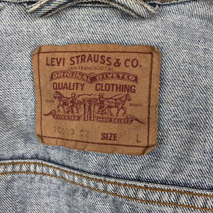Levi's 70503-02 Denim Jacket, Men's Size L cotton blue type Vintage Second Hand
