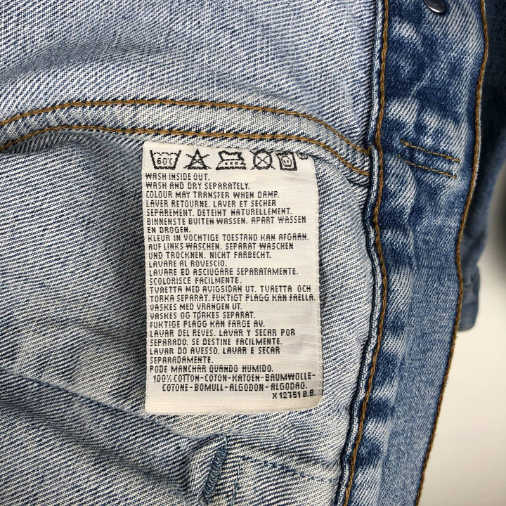Levi's 70503-02 Denim Jacket, Men's Size L cotton blue type Vintage Second Hand
