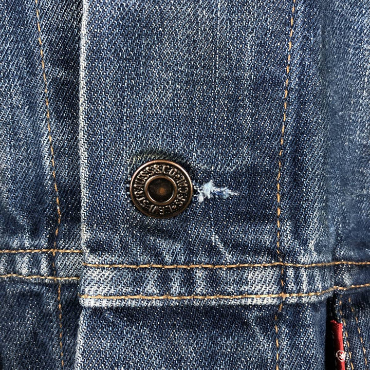 2000'S Levi's 70500-04 Denim Jacket (Men's XL equivalent) cotton blue type Vintage Second Hand