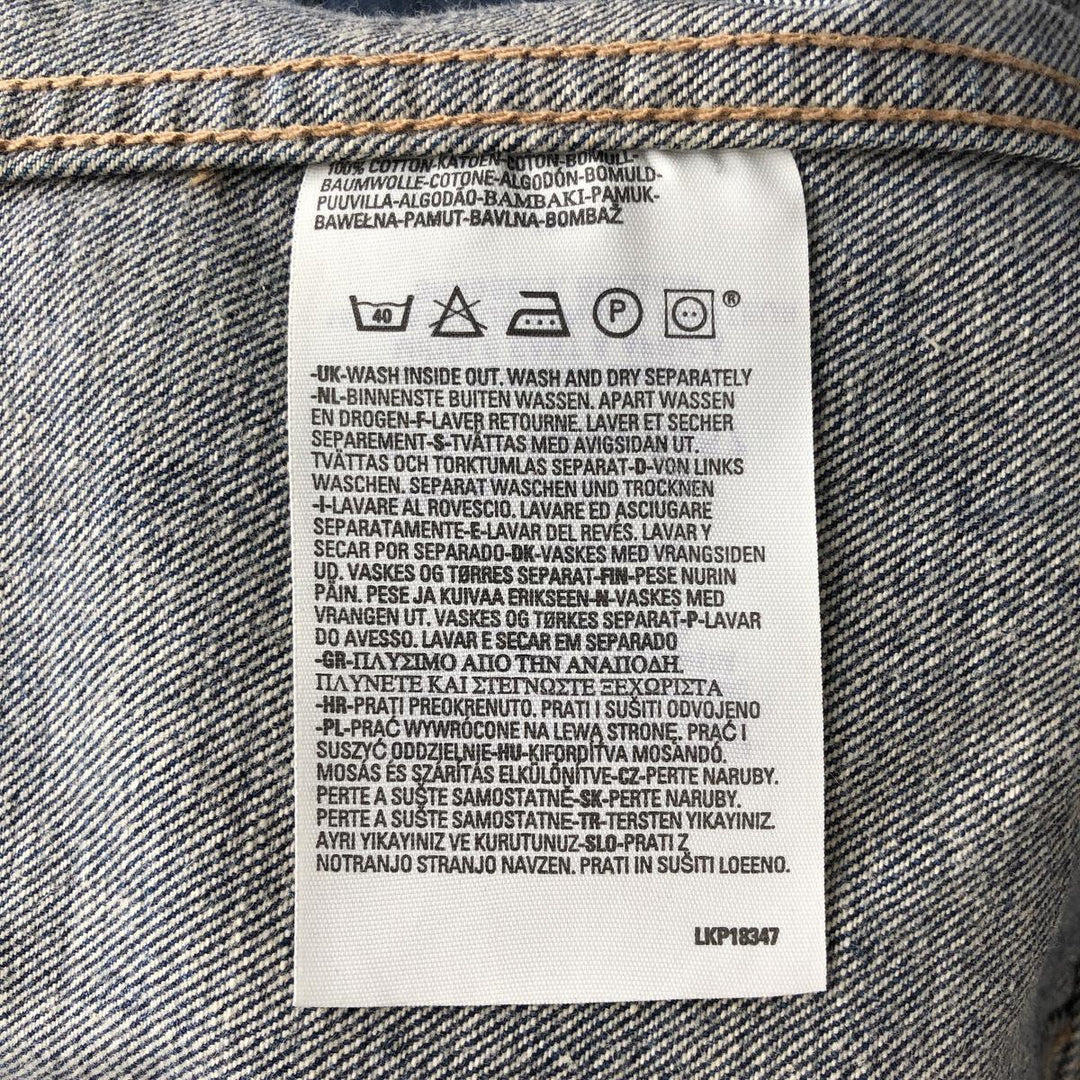 Levi's 70500-04 Denim Jacket (Men's Size XL) cotton blue type Vintage Second Hand