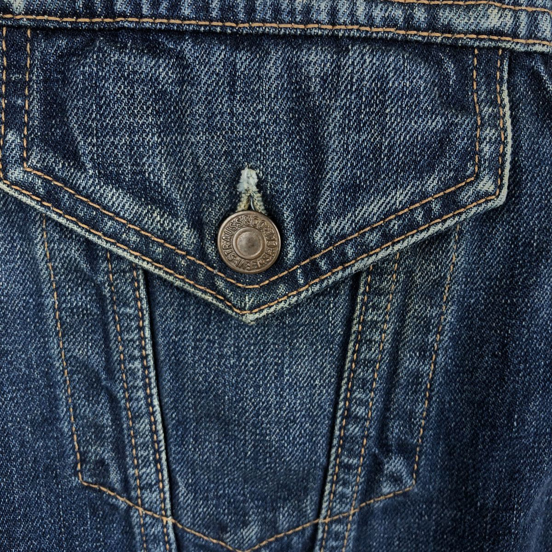Levi's 70500-04 Denim Jacket (Men's Size XL) cotton blue type Vintage Second Hand