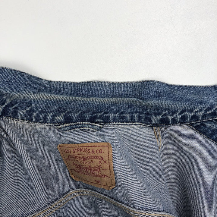 Levi's 70503-02 Denim Jacket, Men's Size L cotton blue type Vintage Second Hand