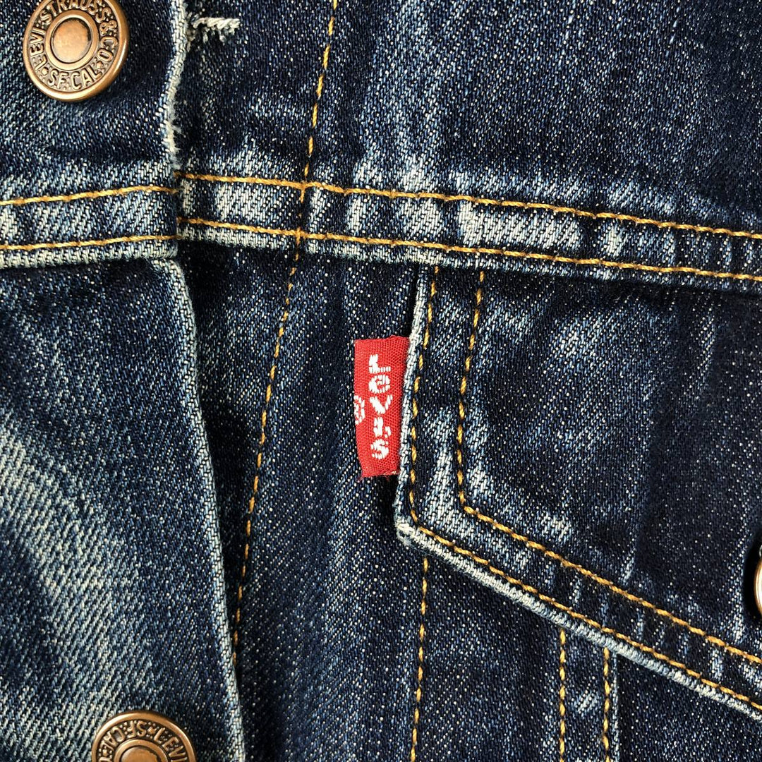 2000'S Levi's 70550-0401 Euro Model Denim Jacket (Men's Size L) cotton blue type Vintage Second Hand