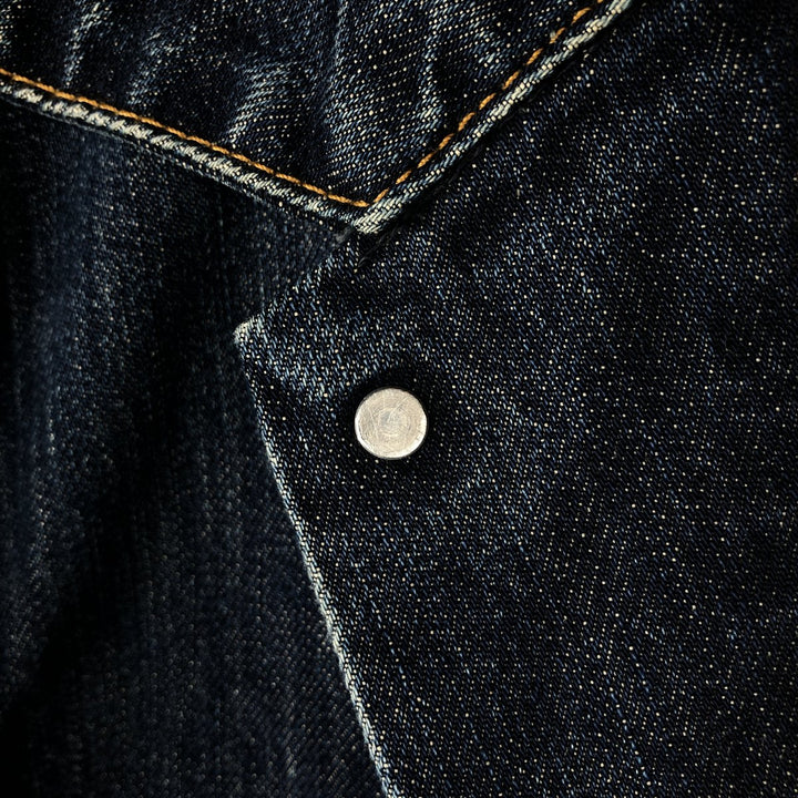 2000'S Levi's 70550-0401 Euro Model Denim Jacket (Men's Size L) cotton blue type Vintage Second Hand