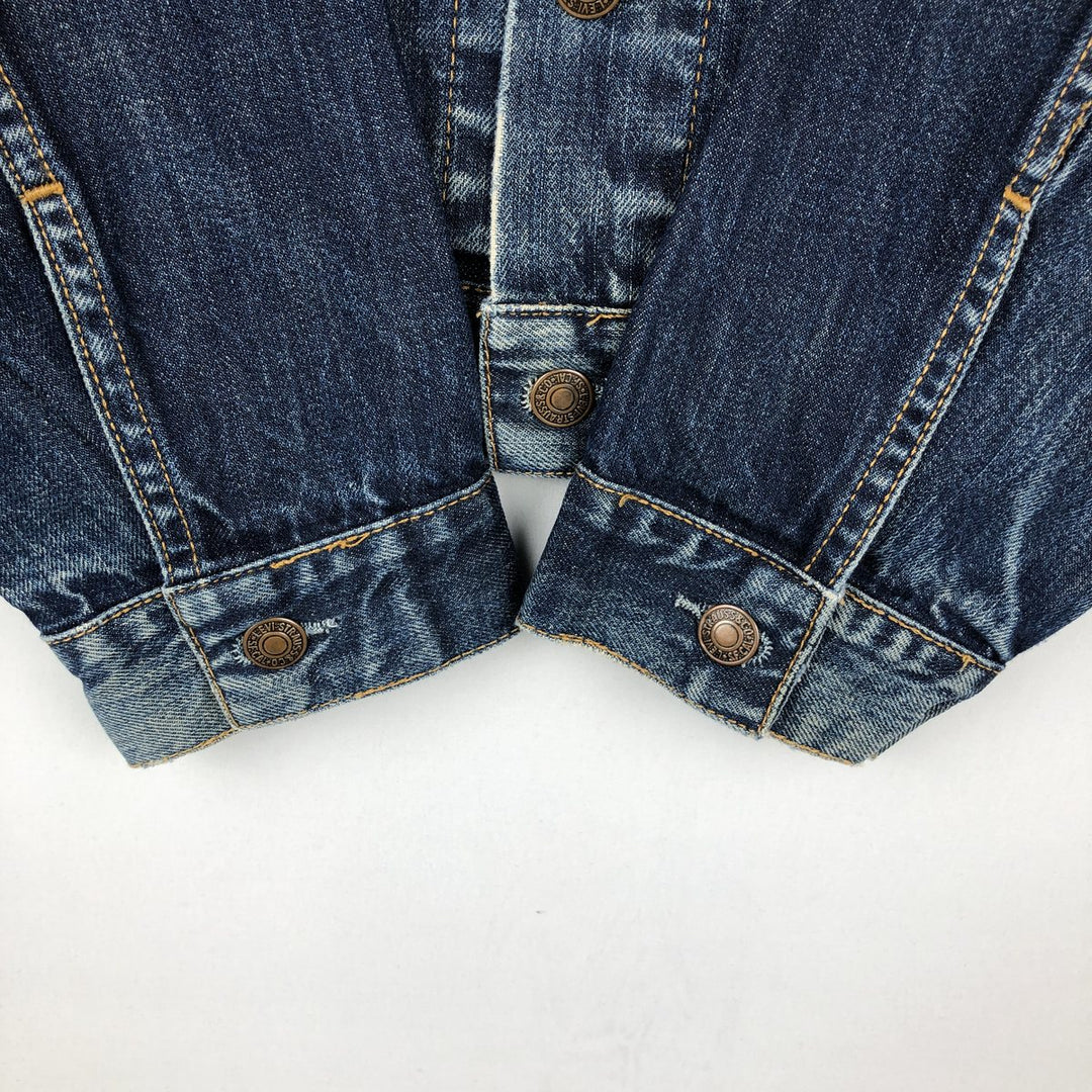 2000'S Levi's 70550-0401 Euro Model Denim Jacket (Men's Size L) cotton blue type Vintage Second Hand