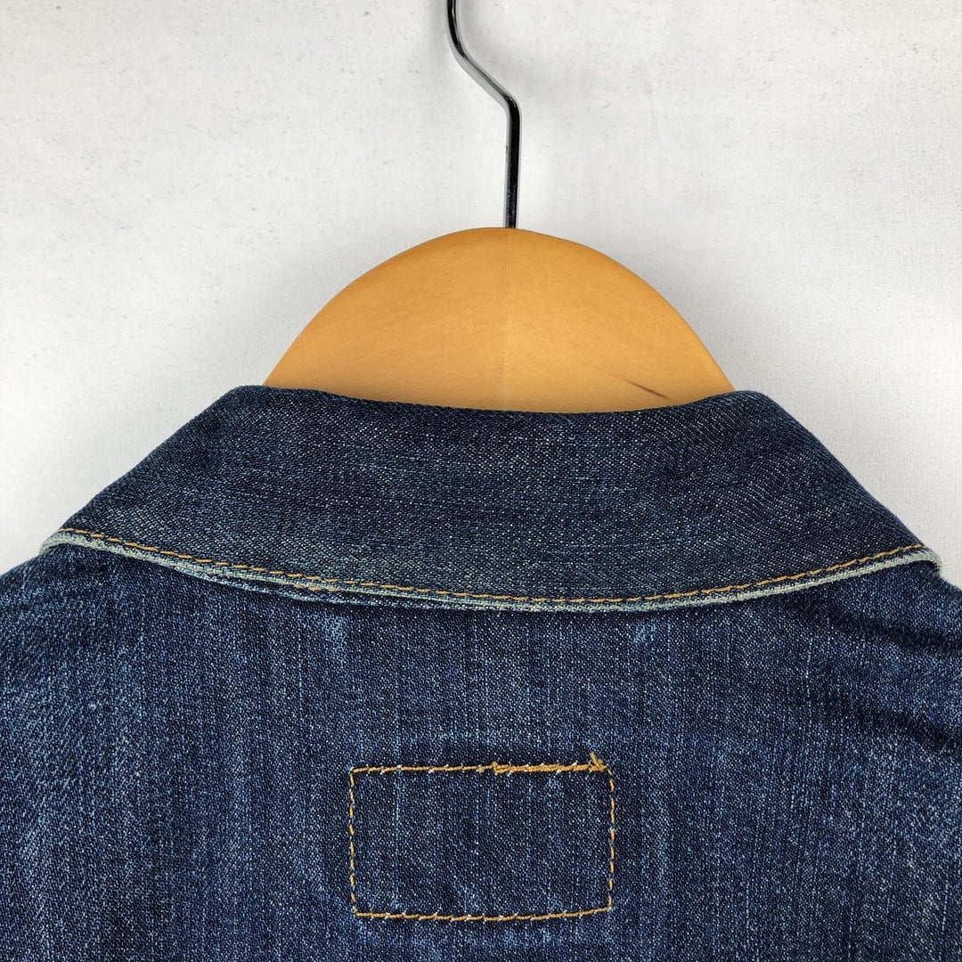 2000'S Levi's 70550-0401 Euro Model Denim Jacket (Men's Size L) cotton blue type Vintage Second Hand
