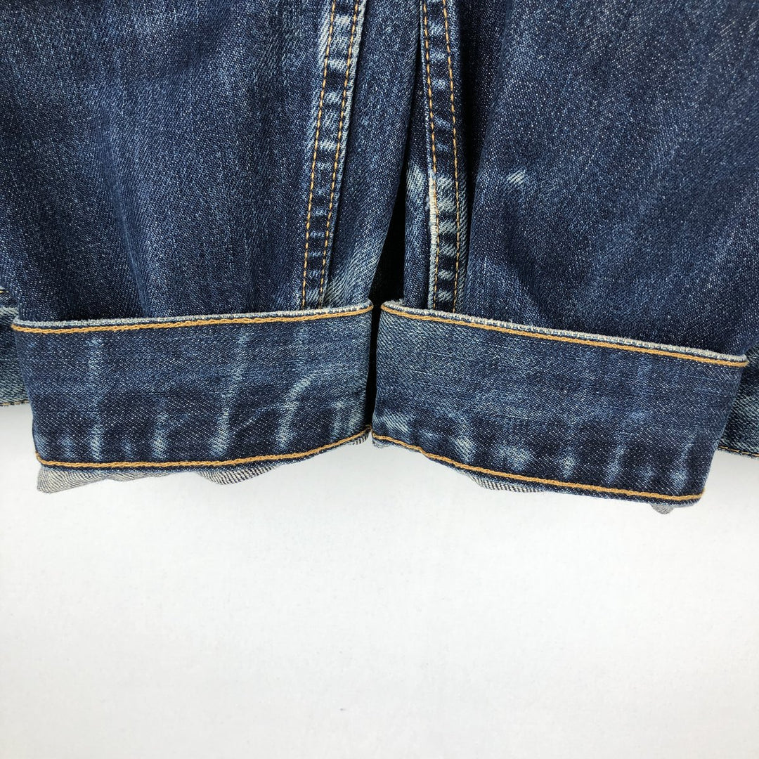 2000'S Levi's 70550-0401 Euro Model Denim Jacket (Men's Size L) cotton blue type Vintage Second Hand