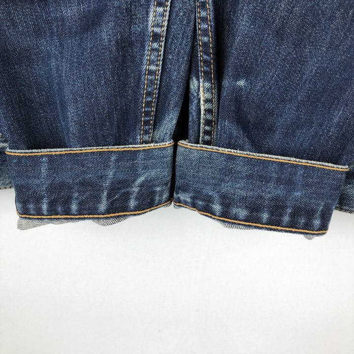 2000'S Levi's 70550-0401 Euro Model Denim Jacket (Men's Size L) cotton blue type Vintage Second Hand