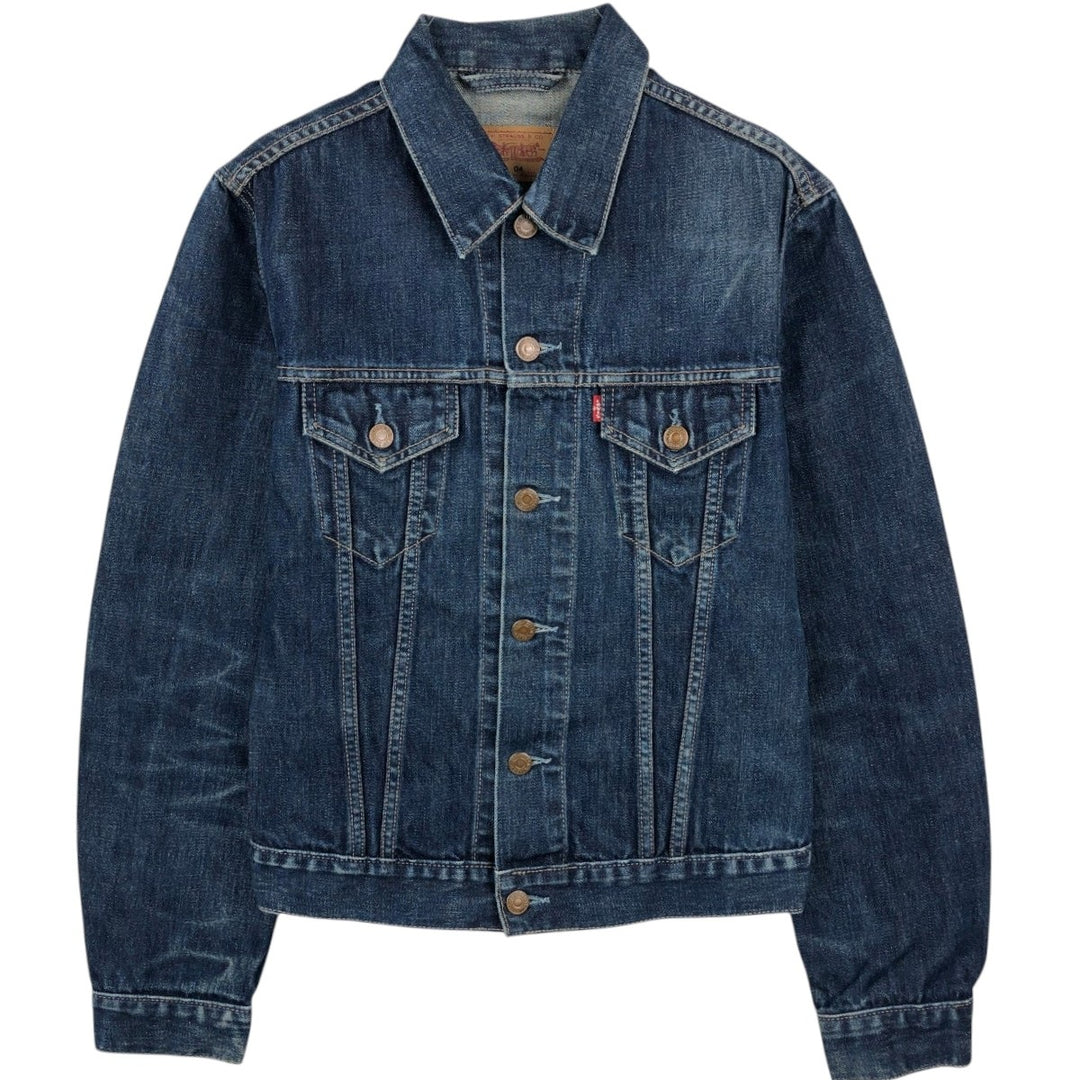 2000'S Levi's 70590-0401 Euro Model Denim Jacket (Men's Size M) cotton blue type Vintage Second Hand