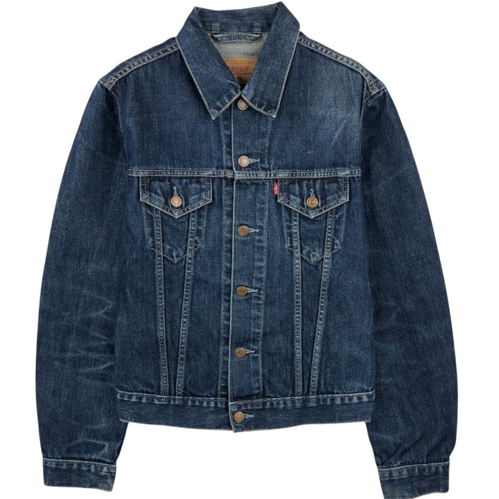2000'S Levi's 70590-0401 Euro Model Denim Jacket (Men's Size M) cotton blue type Vintage Second Hand
