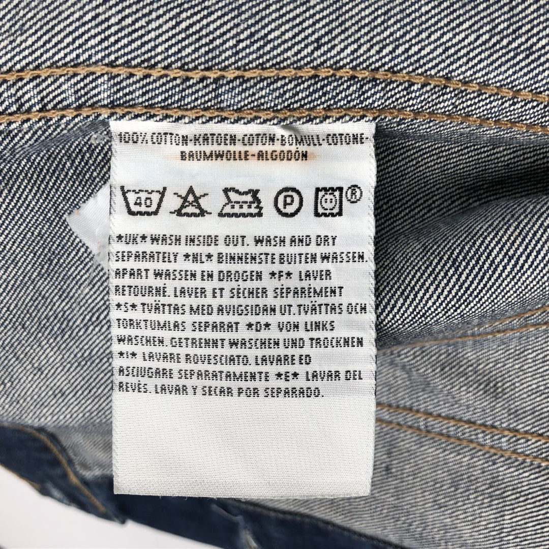 2000'S Levi's 70590-0401 Euro Model Denim Jacket (Men's Size M) cotton blue type Vintage Second Hand