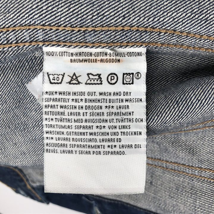 2000'S Levi's 70590-0401 Euro Model Denim Jacket (Men's Size M) cotton blue type Vintage Second Hand