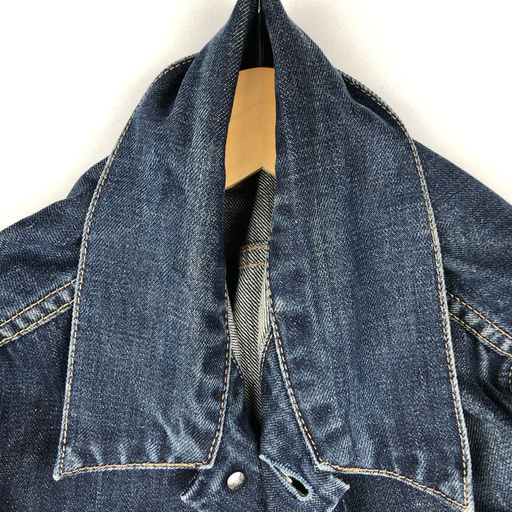 2000'S Levi's 70590-0401 Euro Model Denim Jacket (Men's Size M) cotton blue type Vintage Second Hand