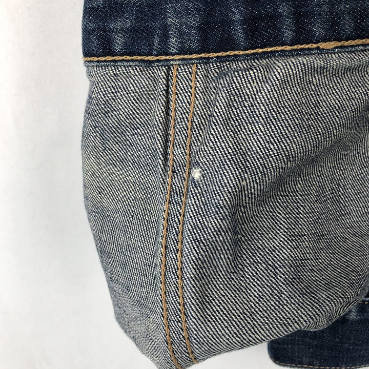 2000'S Levi's 70590-0401 Euro Model Denim Jacket (Men's Size M) cotton blue type Vintage Second Hand