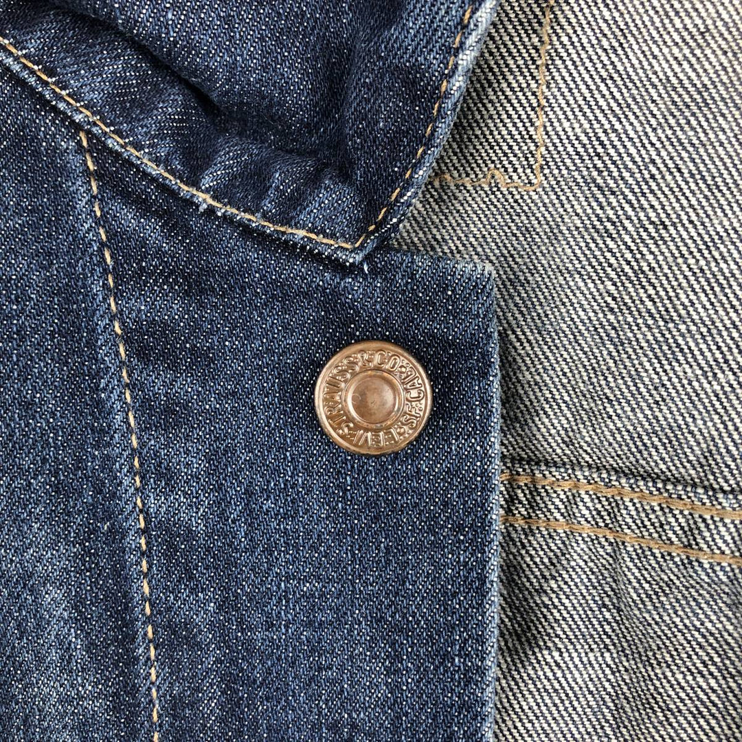 2000'S Levi's 70590-0401 Denim Jacket (Men's Size S) cotton blue type Vintage Second Hand