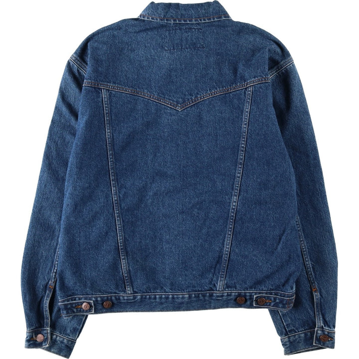 80s-90'S Wrangler Authentic Western Denim Jacket, G-Jean, Men's, Size L, Vintage cotton blue type Vintage Second Hand