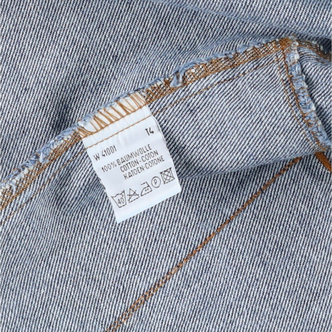 80s-90'S Wrangler Authentic Western Denim Jacket, G-Jean, Men's, Size L, Vintage cotton blue type Vintage Second Hand