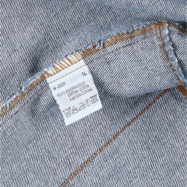 80s-90'S Wrangler Authentic Western Denim Jacket, G-Jean, Men's, Size L, Vintage cotton blue type Vintage Second Hand
