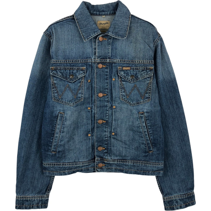 Wrangler Regular Fit Denim Jacket (Men's Size S) unclear blue type Vintage Second Hand