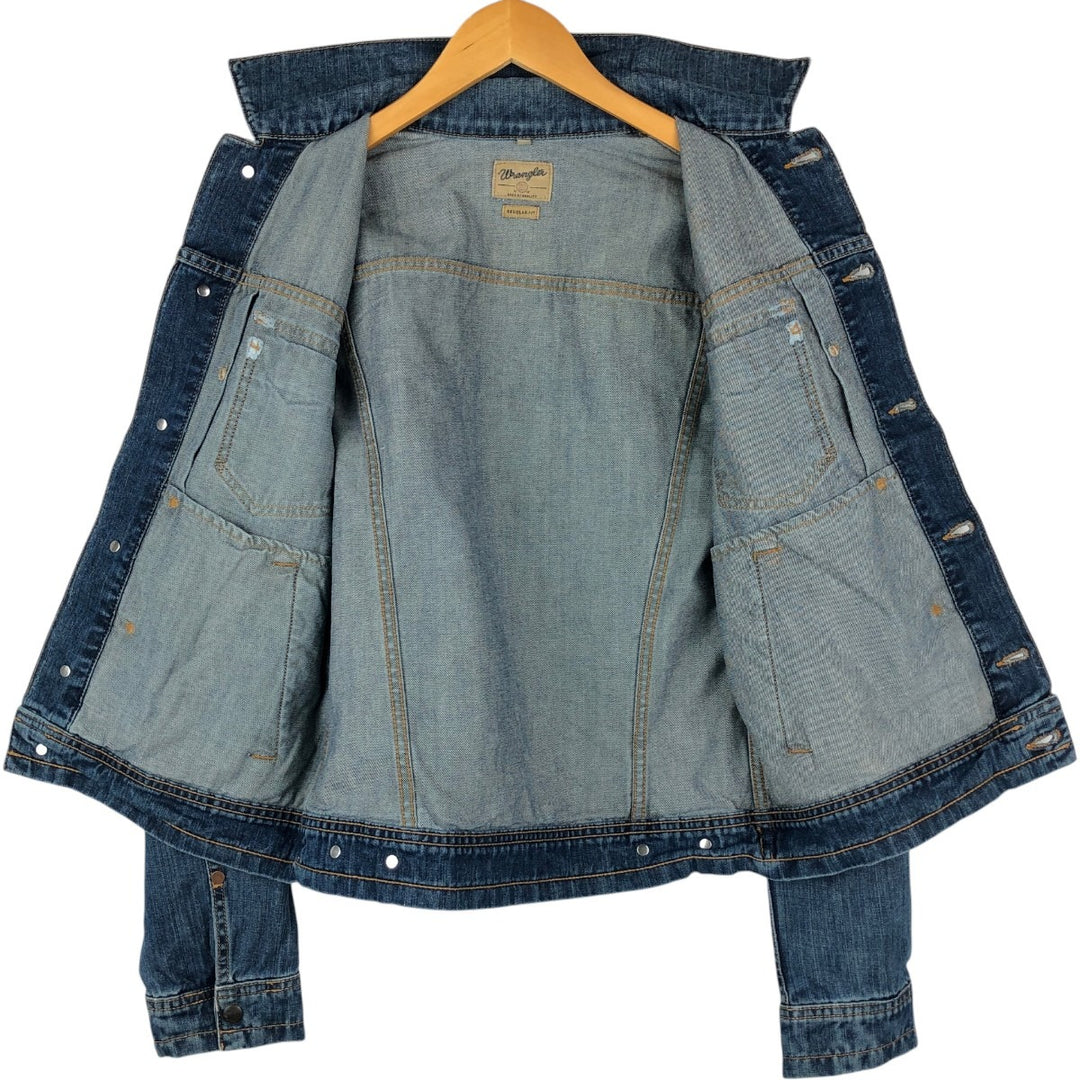 Wrangler Regular Fit Denim Jacket (Men's Size S) unclear blue type Vintage Second Hand