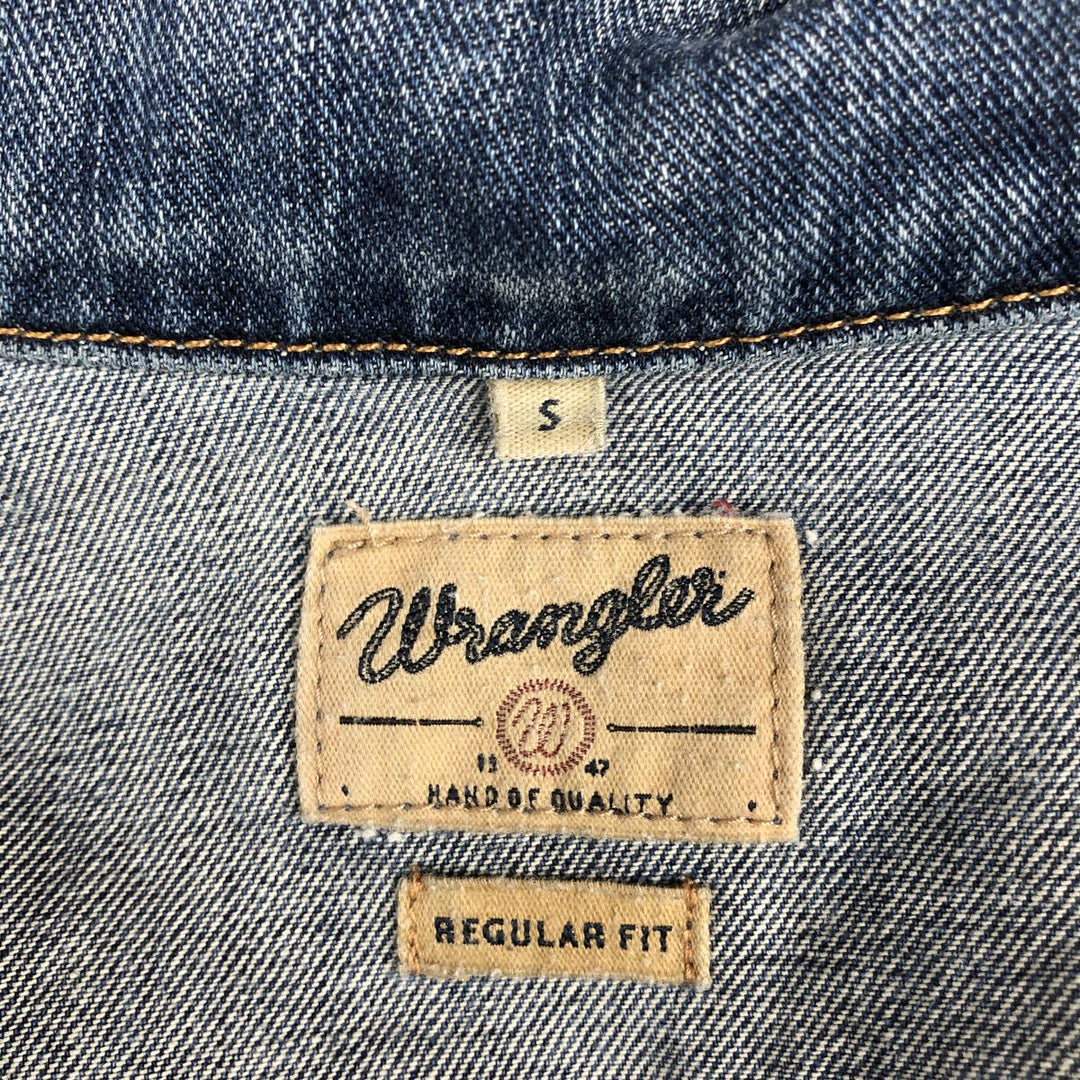 Wrangler Regular Fit Denim Jacket (Men's Size S) unclear blue type Vintage Second Hand