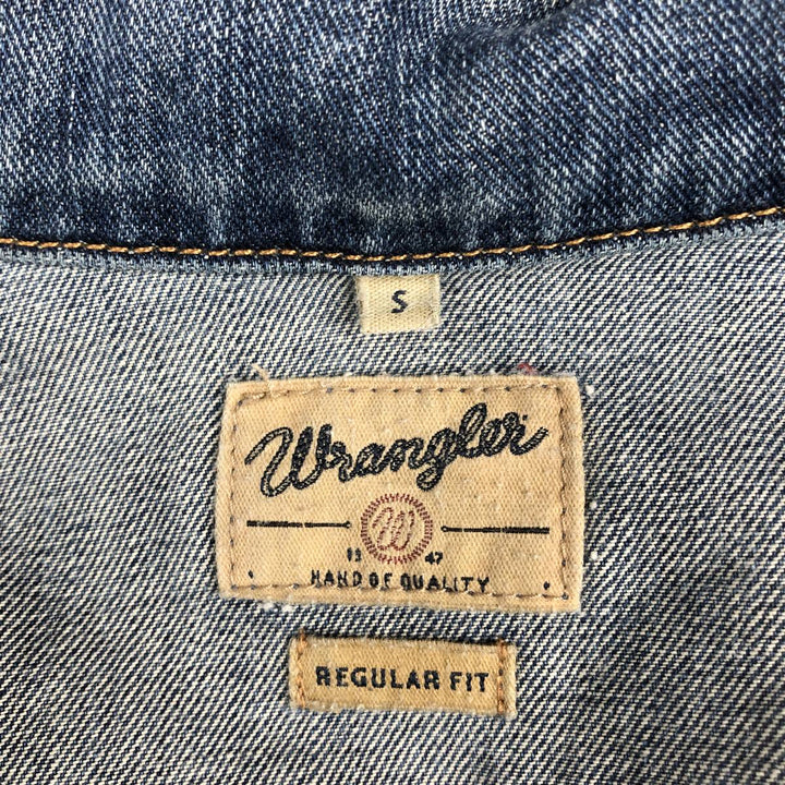 Wrangler Regular Fit Denim Jacket (Men's Size S) unclear blue type Vintage Second Hand