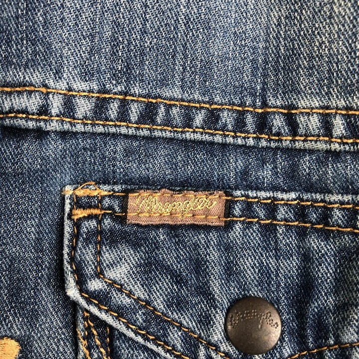 Wrangler Regular Fit Denim Jacket (Men's Size S) unclear blue type Vintage Second Hand