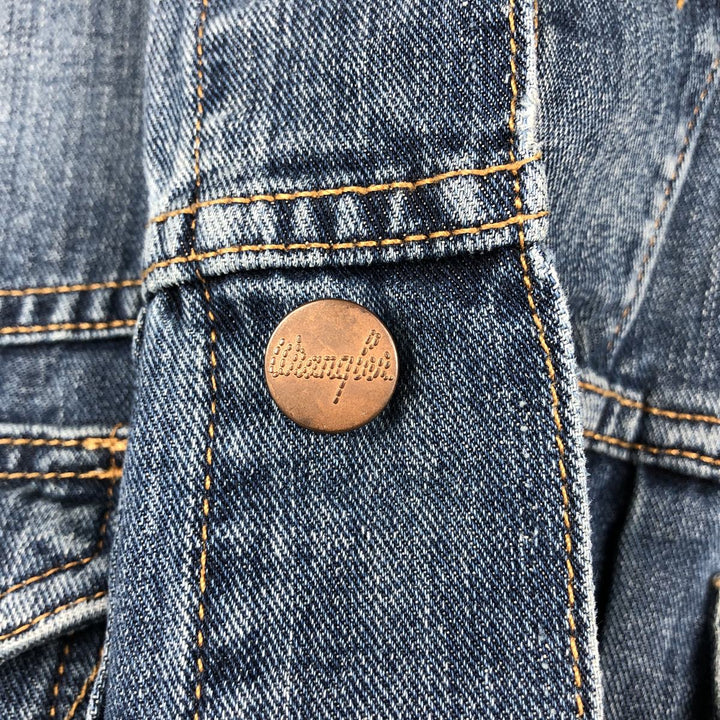 Wrangler Regular Fit Denim Jacket (Men's Size S) unclear blue type Vintage Second Hand
