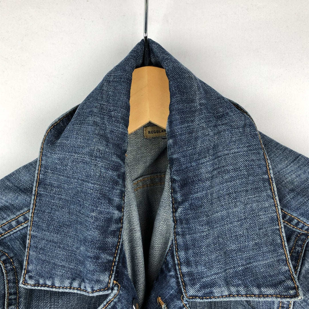 Wrangler Regular Fit Denim Jacket (Men's Size S) unclear blue type Vintage Second Hand