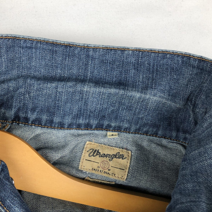 Wrangler Regular Fit Denim Jacket (Men's Size S) unclear blue type Vintage Second Hand
