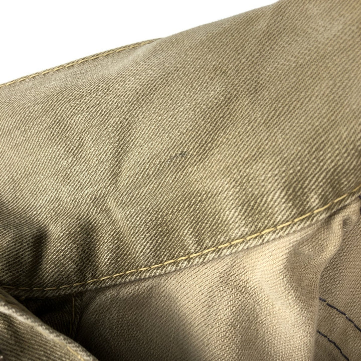 2000'S Levi's 70905 Denim Jacket (Men's Size L) cotton Khaki type Vintage Second Hand