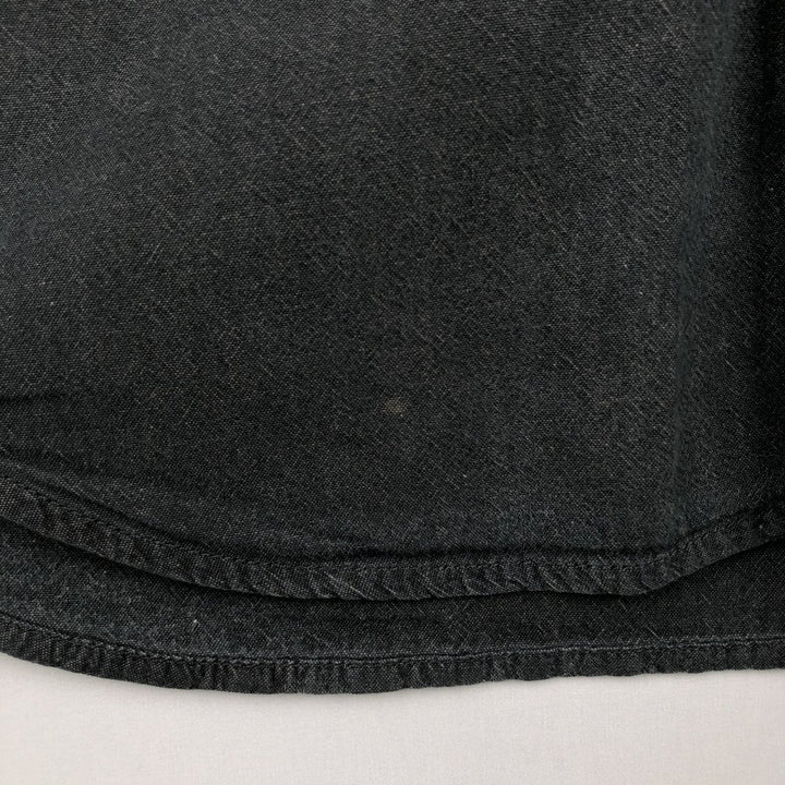Carhartt Loose Fit Long Sleeve Button-Down Work Shirt, Men's Size M (approx.) cotton Charcoal Vintage Second Hand
