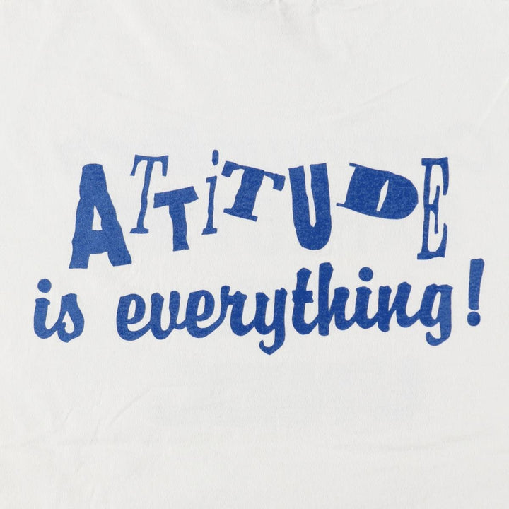 EM UNEX Advertising T-Shirt, Men's Size XL (equivalent) cotton white type Vintage Second Hand