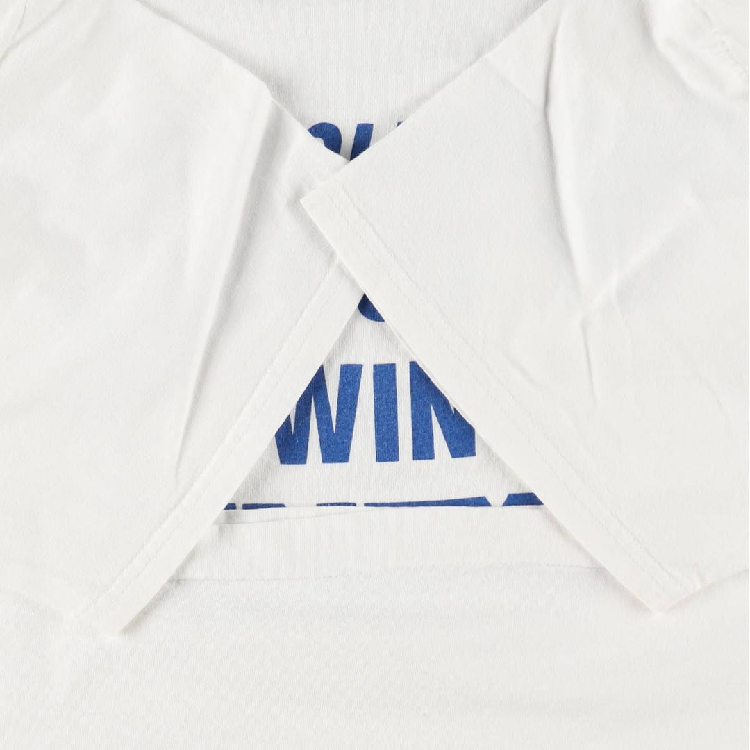 EM UNEX Advertising T-Shirt, Men's Size XL (equivalent) cotton white type Vintage Second Hand