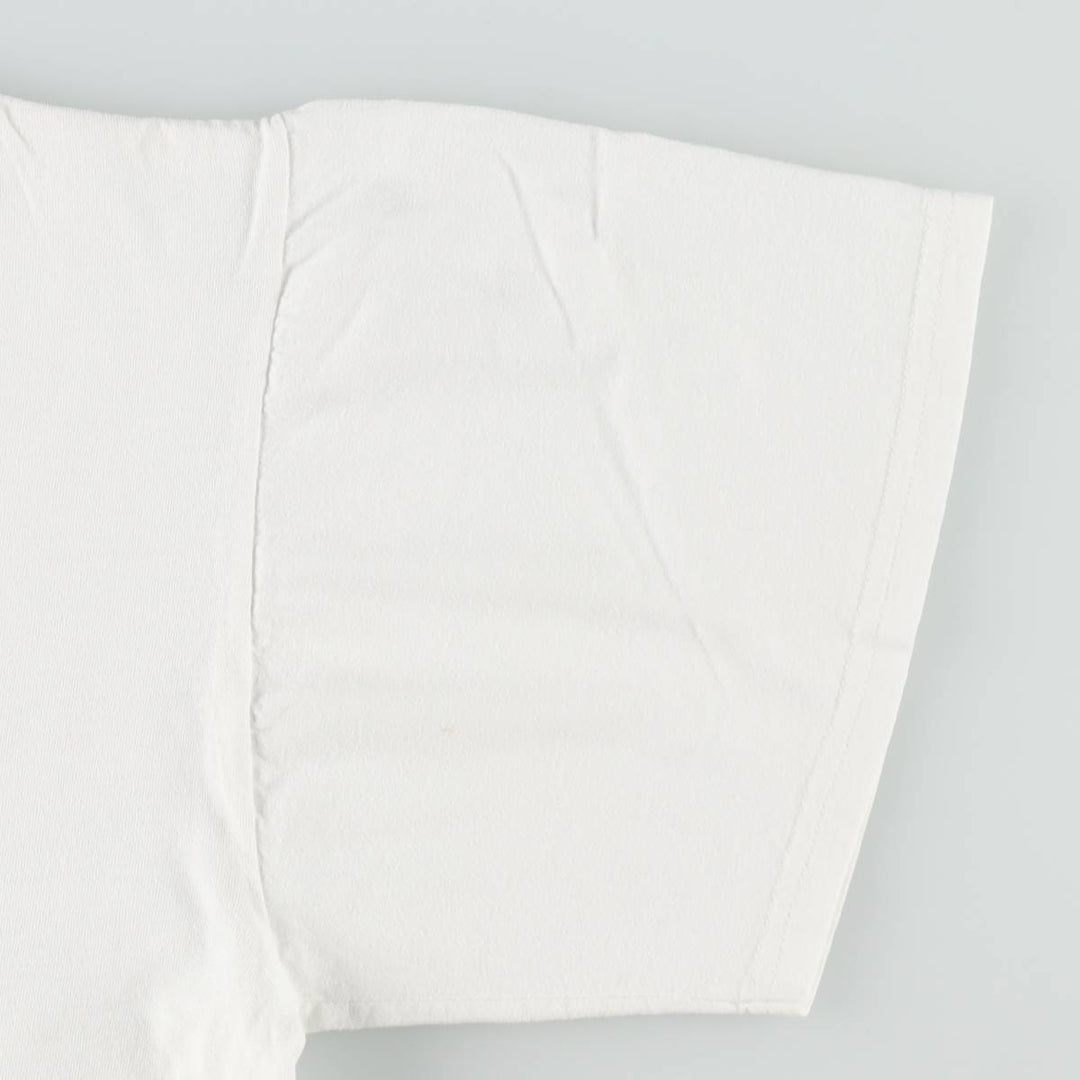 EM UNEX Advertising T-Shirt, Men's Size XL (equivalent) cotton white type Vintage Second Hand
