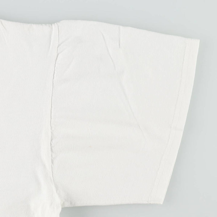 EM UNEX Advertising T-Shirt, Men's Size XL (equivalent) cotton white type Vintage Second Hand