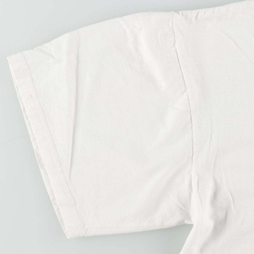 EM UNEX Advertising T-Shirt, Men's Size XL (equivalent) cotton white type Vintage Second Hand