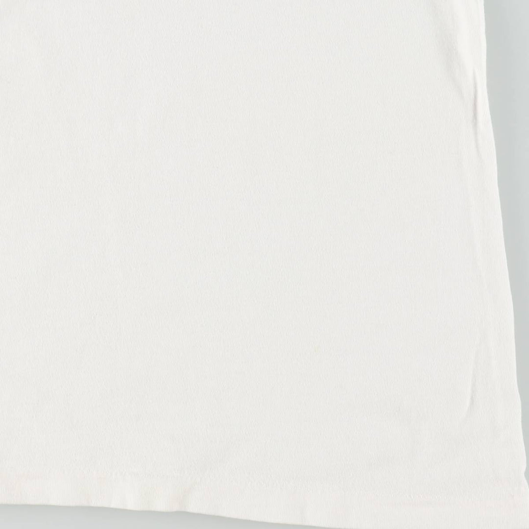 90'S Hanes BEEFY-T SYSTEM ELECTRIC Advertising T-Shirt, Made in USA, Men's Size L (approx.), Vintage cotton white type Vintage Second Hand