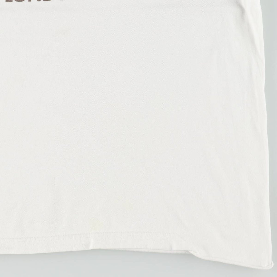 HARD ROCK CAFE Hard Rock Cafe Advertising T-shirt Men's L size cotton white type Vintage Second Hand