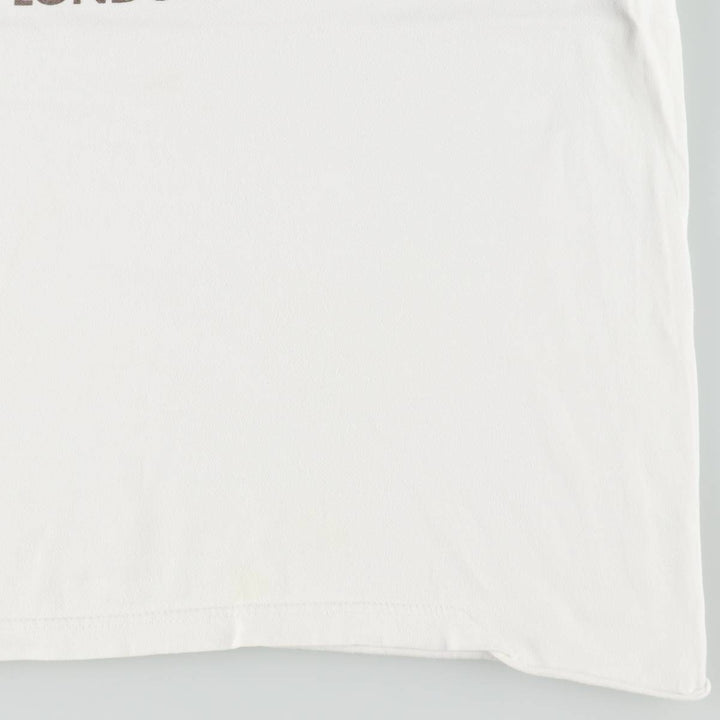 HARD ROCK CAFE Hard Rock Cafe Advertising T-shirt Men's L size cotton white type Vintage Second Hand