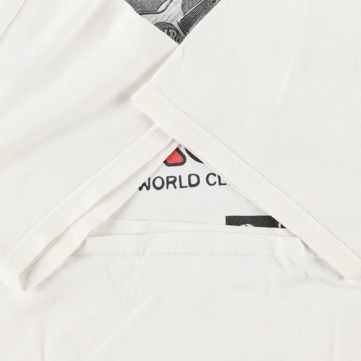 90'S Delta Hard Rock Cafe Advertising T-Shirt, Men's Size L (approx.), Vintage cotton white type Vintage Second Hand