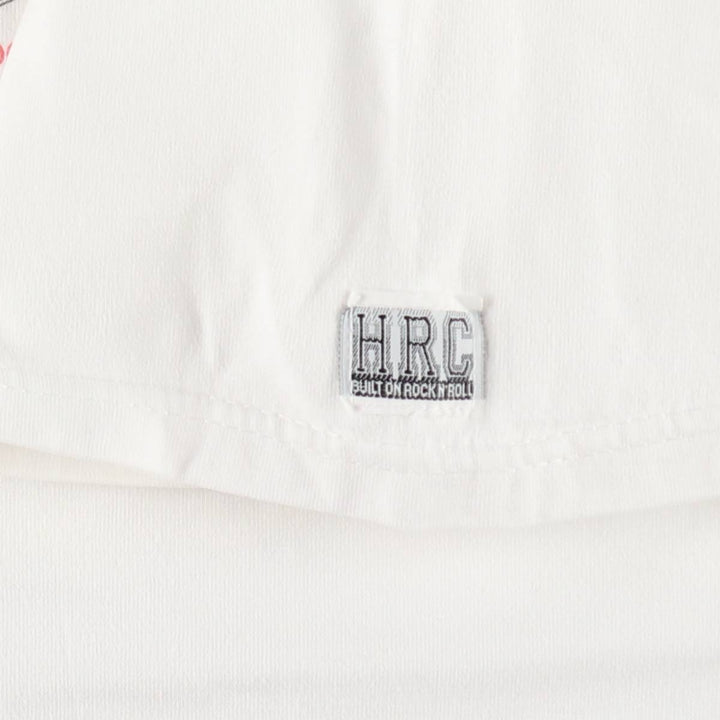 90'S HARD ROCK CAFE Heavy Tee Advertising T-shirt Made in USA Men's XL Vintage cotton white type Vintage Second Hand